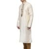 ethnix Medium Fawn Kurta - Image 3