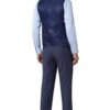 Van Heusen Men's Wool Blend Navy Four Piece Suit Business Pants Set (VHSUWSLFN33199 44) - Image 3