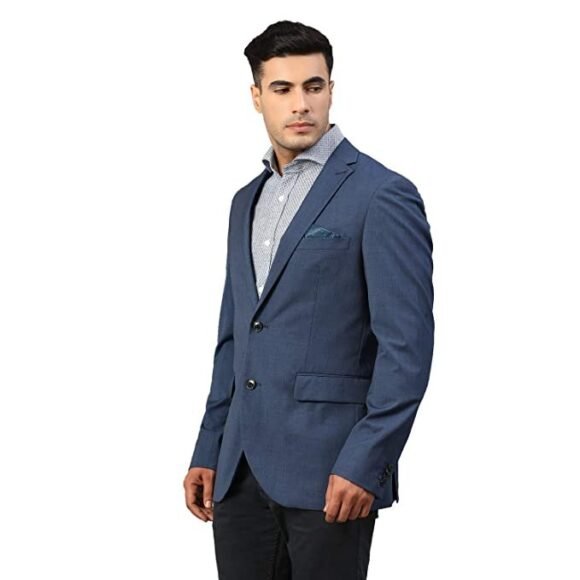 MATINIQUE Men Blue Blazers - Image 2