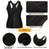 MOLUTAN Mens Hot Neoprene Sauna Suit Sweat Workout Shirt Zipper Tank Top for Weight Loss Waist Trainer Fitness Vest - Image 3