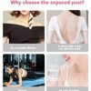 Fashion Tape, Double Sided Fashion Tape for Bra, Lingerie, Dresses, Clothing for Skin, Body Clothing Bra Strip 10mm White.(Set of 36 Strips) - Image 3